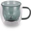 Σετ Ποτήρια VASO Lamart LT9127 Γυάλινα με Διπλό Τοίχωμα 250ml Πράσινα 2 Τεμ
