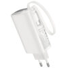 Power Bank Hoco J148 Handy 5000mAh PD20W QC3.0A Φορτιστής με 1xUSB-C και Καλώδιο Type-C Λευκό