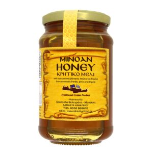 Minoan Honey Κρητικο Μέλι απο Αρωματικά Βότανα, Πευκο και Θυμάρι 450g