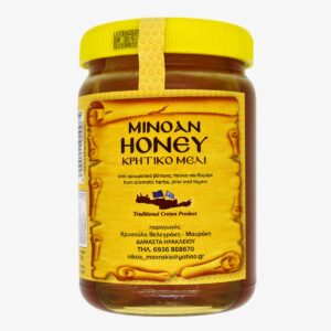 Minoan Honey Κρητικο Μέλι απο Αρωματικά Βότανα, Πευκο και Θυμάρι 950g