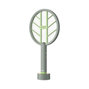 Ηλεκτρική Επαναφορτιζόμενη Εντομοπαγίδα N'oveen IKN145 4W UV Light 30m² 2 σε 1 με Μπαταρία 1200mAh Γκρι-Πράσινη