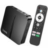 Hoco DQ09 Barco TV Box 4K UHD 60Fps με WiFi RJ45 4GB RAM + 64GB ROM v5.0 Android 12 Δεν είναι συμβατό με τις εφαρμογές Cosmote TV και Netflix.