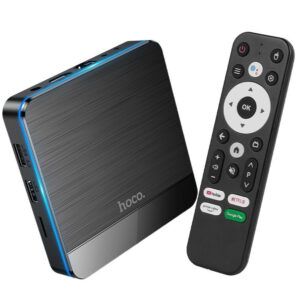 Hoco DQ07 Primo TV Box 4K UHD 60Fps με WiFi RJ45 4GB RAM + 64GB ROM v5.0 Android 9 Δεν είναι συμβατό με εφαρμογές CosmoteTV και Netflix.