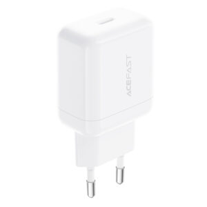 Φορτιστής Ταξιδίου Acefast A130 Fast Charging USB-C PD20W 3.0A Λευκός