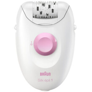 Μηχανή Αποτρίχωσης για το Σώμα BRAUN SE1-000 Silk Epil 1 με Σύστημα 20 Τσιμπίδων και Άκρες SoftLift Tips