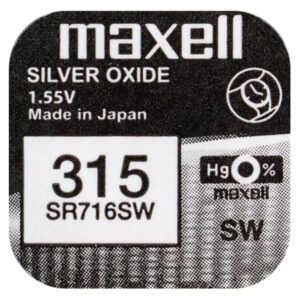 Buttoncell Maxell 315 SR716SW 1.55V Τεμ. 1