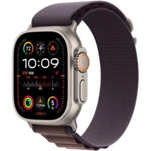 Apple Watch Ultra 2 49mm GPS eSIM NFC IP6X Titanium Case με Indigo Alpine Loop