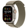 Apple Watch Ultra 2 49mm GPS eSIM NFC IP6X Titanium Case με Olive Alpine Loop