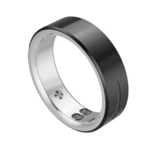 Smart Ring Maxcom mRing MR200 No.12 (Εσωτερική Διάμετρος 21.7mm) IP68 με Μετρητή Παλμών, Ύπνου, Θερμίδες, Βήματα Μαύρο