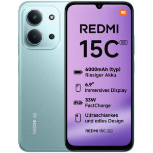 Xiaomi Redmi 15C 5G Dual Sim 6.9" 4GB/128GB NFC IP64 Mint Green