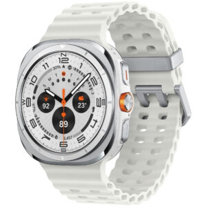 Smartwatch Samsung Galaxy Watch Ultra (2025) LTE L705 1.5" Super AMOLED GPS eSim NFC 10ATM με Δυνατότητα Κλήσεων Titanium White
