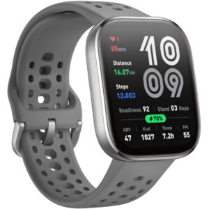 Smartwatch Amazfit Bip 6 1.97" AMOLED GPS 5 ATM με Δυνατότητα Κλήσεων Charcoal