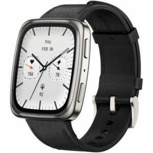Smartwatch Amazfit Active 2 (Square) 1.75" AMOLED  GPS 5 ATM με Δυνατότητα Κλήσεων Black