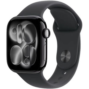 Apple Watch Series 11 (2025) Aluminum 42mm GPS NFC IP6X  Aluminum Case Jet Black με Sport Band Black