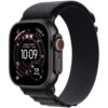 Apple Watch Ultra 3 49mm GPS eSIM NFC IP6X Titanium Case Black με Black Alpine Loop
