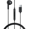 Hands Free Acefast L9 Μονό Ακουστικό USB-C με HD Μικρόφωνο Συμβατά με Όλες τις Συσκευές USB-C Μαύρα 1.2m
