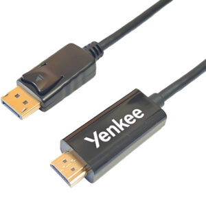 Καλώδιο HDMI σε Display Port Yenkee YCH 415 1.4 4K/30Hz Gold Plated Μαύρο 2m