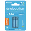 Μπαταρία Επαναφορτιζόμενη Panasonic Eneloop lite BK-4LCCE/2CP 550 mAh size AAA Ni-MH 1.2V Τεμ. 2 Eco Pack