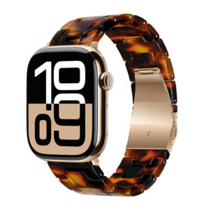 Watchband Hoco WA36 Elegant Series 38/40/41/42mm Πλαστικό Μπρασελέ Strap για Apple Watch series 1/2/3/4/5/6/7/8/9/SE/SE2 Ταρταρούγα