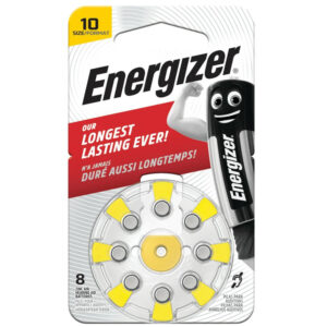 Μπαταρίες Ακουστικών Βαρηκοΐας Energizer Size 10 1.45V Τεμ. 8