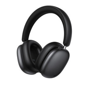 Wireless Ακουστικά Stereo Hoco W63 Triunfo ANC v5.4 500mAh με AUX Μαύρα