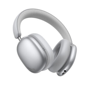 Wireless Ακουστικά Stereo Hoco W63 Triunfo ANC v5.4 500mAh με AUX Ασημί