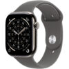 Apple Watch Series 11 5G (2025) Aluminum 42mm GPS eSIM NFC IP6X  Aluminum Case Natural με Stone Grey Sport Band