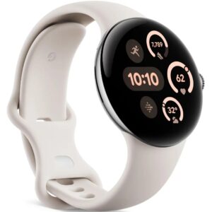 Smartwatch Google Pixel Watch 3 LTE 1,2" OLED GPS NFC IP68 με Δυνατότητα Κλήσεων Porcelain