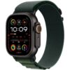 Apple Watch Ultra 2 49mm GPS eSIM NFC IP6X Titanium Case με Dark Green Alpine Loop
